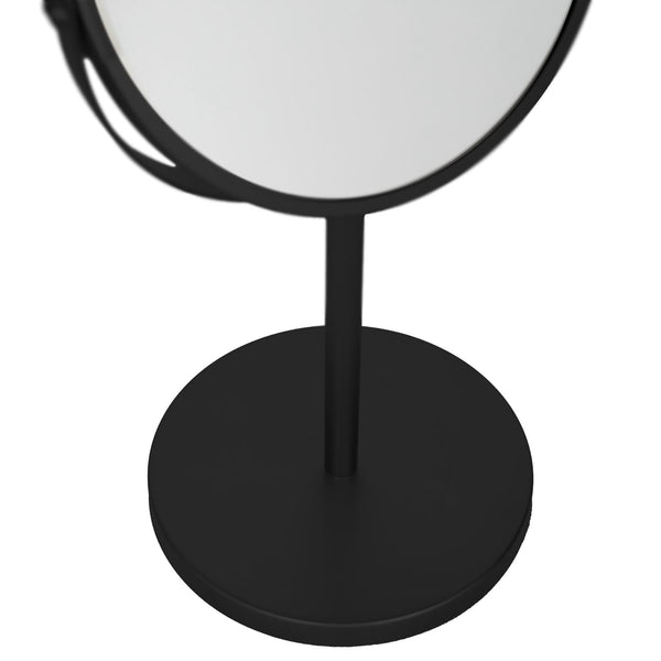 Nicola Spring 18.5cm X 34.5cm Black Pedestal Mirror