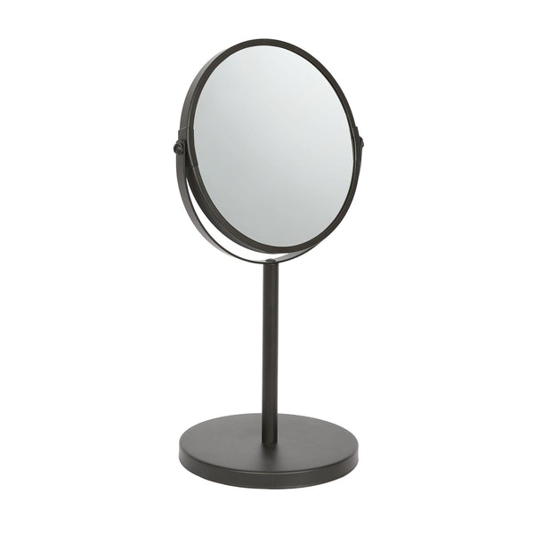 nicola spring 18.5cm x 34.5cm Black Pedestal Mirror