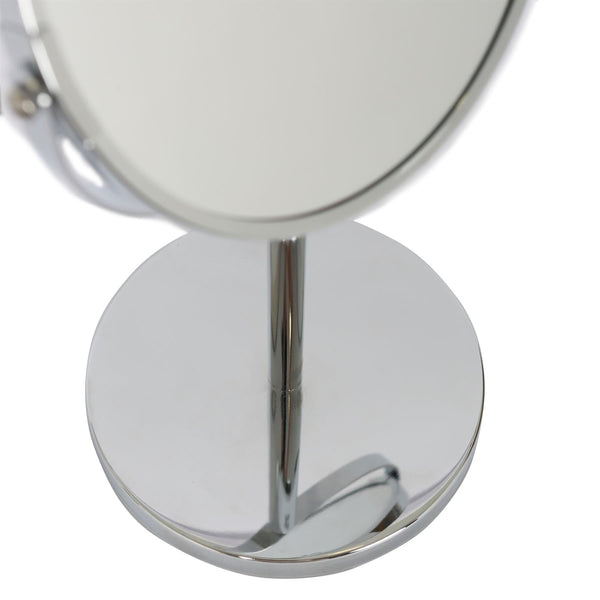 Nicola Spring 18.5cm X 34.5cm Chrome Pedestal Mirror