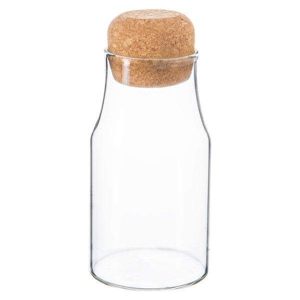 nicola spring 180ml Glass Storage Bottle with Cork Lid