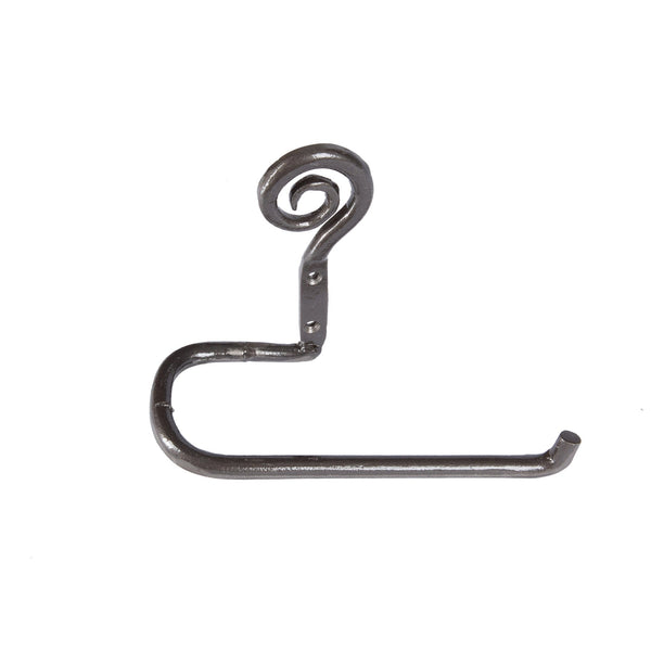 nicola spring 180mm Grey Curly Iron Toilet Roll Holder