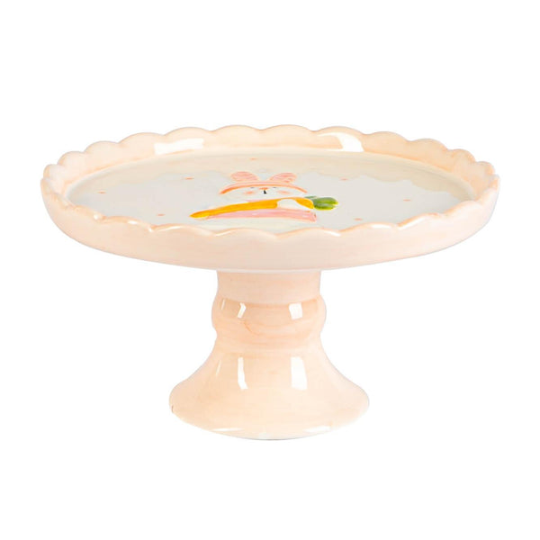 nicola spring 18cm Easter Bunny Dolomite Cake Stand