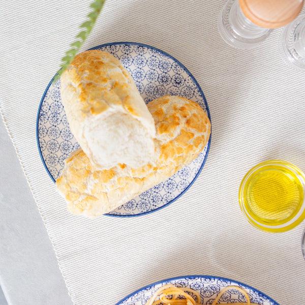 Nicola Spring 18cm Hand Printed Stoneware Side Plates - Pack Of Six