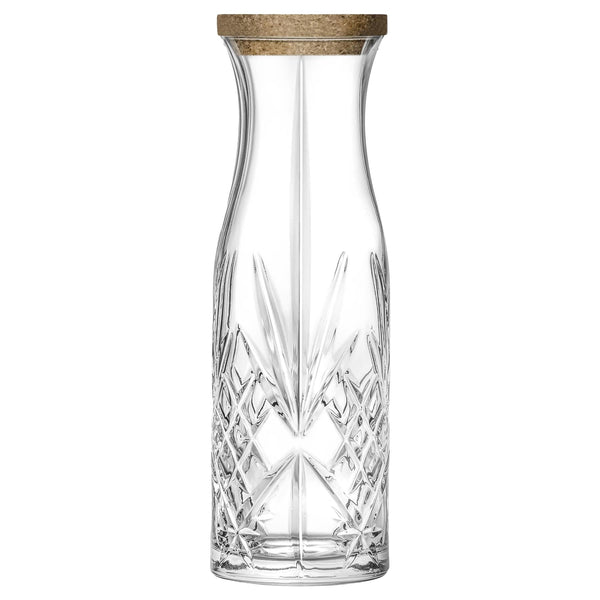 nicola spring 1L Melodia Glass Carafe with Cork Lid