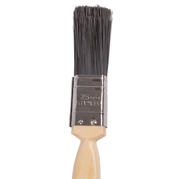 Nicola Spring 2.5cm Professional Quality Wooden DIY Paint Brush