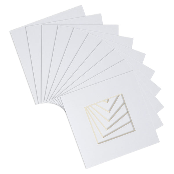 nicola spring 2" x 2" Picture Mounts for 4" x 4" Frame - Pack of 10