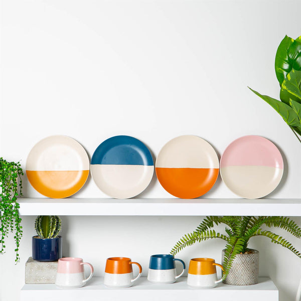 Nicola Spring 20.5cm Stoneware Colour Block Side Plate