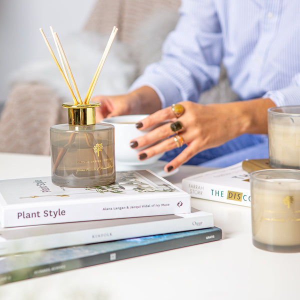 Nicola Spring 200ml Green Pomelo & Passion Fruit Glass Reed Diffuser