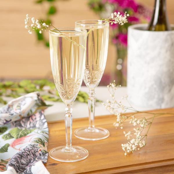 Nicola Spring 200ml Orchestra Champagne Flutes - Pack Of Six