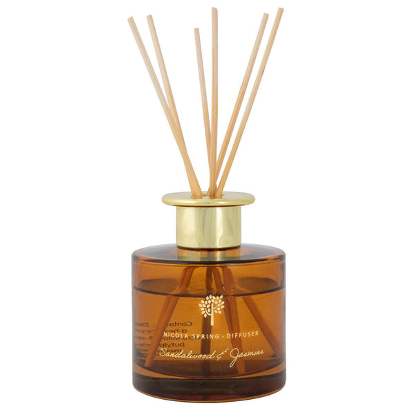 nicola spring 200ml Sandalwood & Jasmine Glass Reed Diffuser