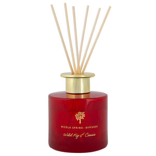 nicola spring 200ml Wild Fig & Cassis Glass Reed Diffuser