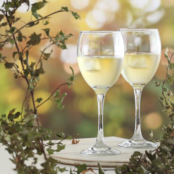 Nicola Spring 205ml Empire White Wine Glasses - Pack Of Six
