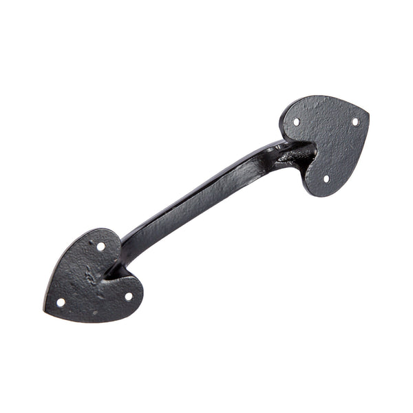 Nicola Spring 205mm Black Rustic Arrowhead Door Handle