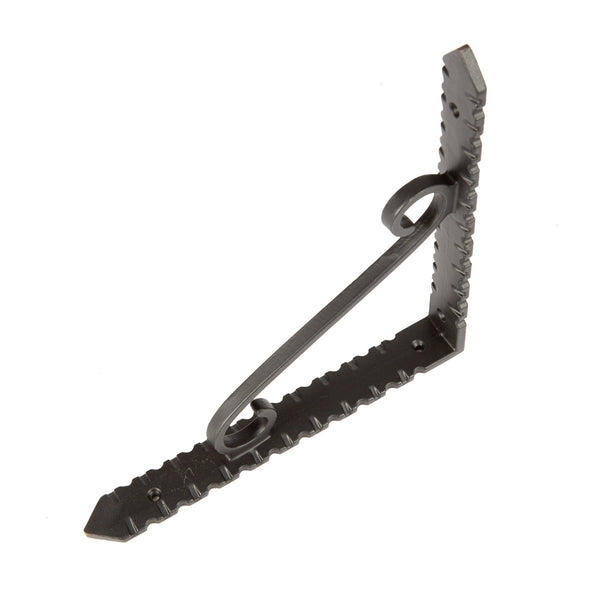 Nicola Spring 205mm Notched Scroll Iron Shelf Bracket