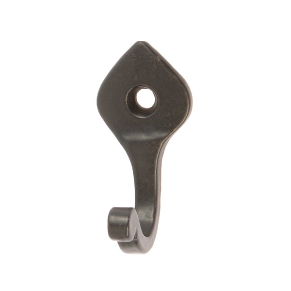 nicola spring 20mm x 40mm Black Hammered Arrowhead Single Hook