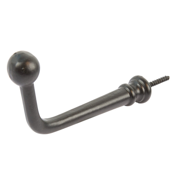 nicola spring 20mm x 60mm Black Flat Top Screw Hook