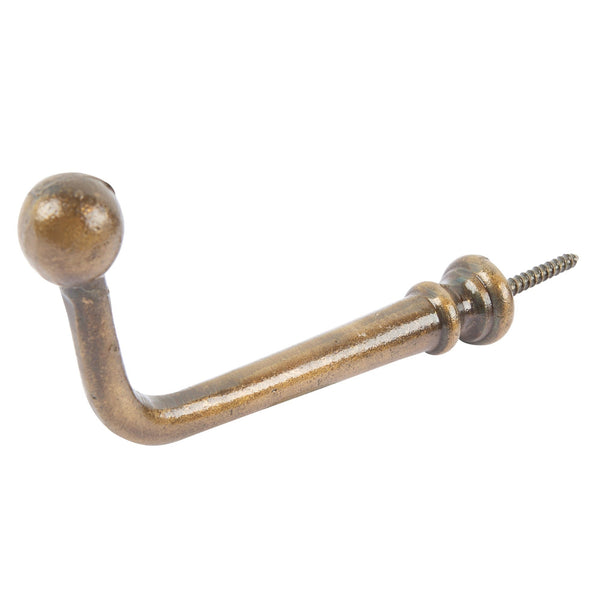 nicola spring 20mm x 60mm Brass Flat Top Screw Hook