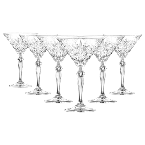 nicola spring 210ml Melodia Martini Glasses - Pack of 6