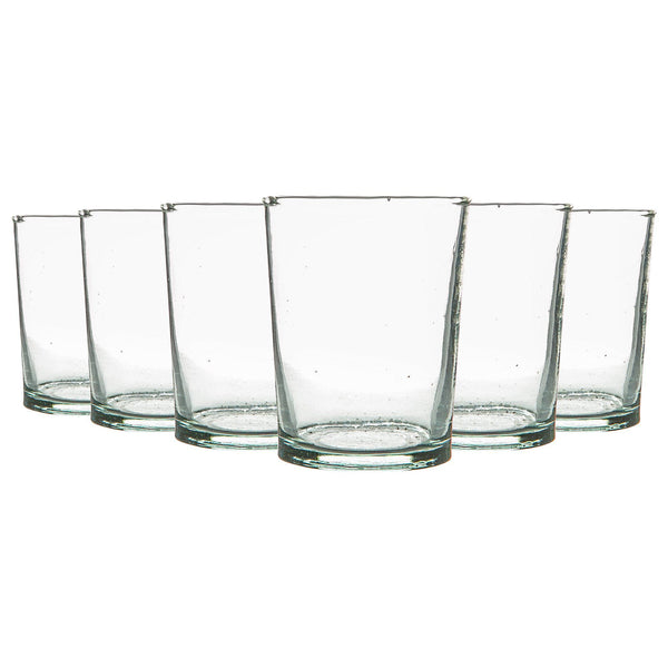 Nicola Spring 215ml Meknes Recycled Tumbler Glasses - Pack Of Six