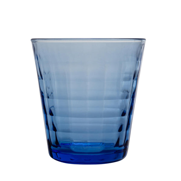 Nicola Spring 220ml Blue Prisme Water Glasses - Pack Of Four