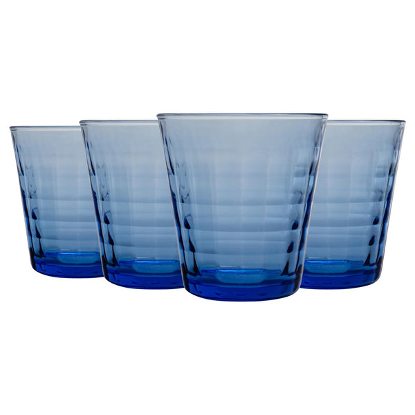 nicola spring 220ml Blue Prisme Water Glasses - Pack of Four