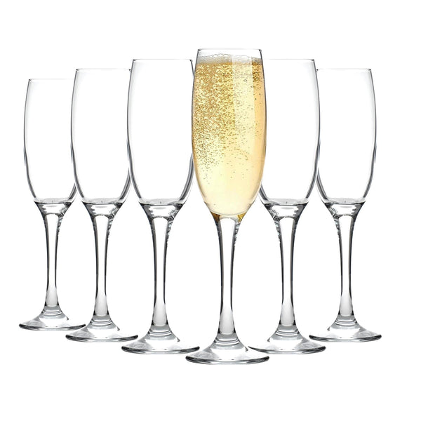 nicola spring 220ml Venue Champagne Flutes - Pack of Six