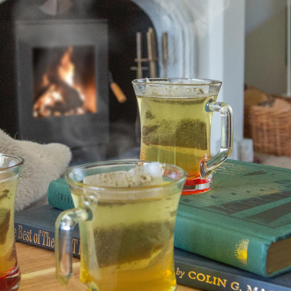 Nicola Spring 225ml Zen+ Coloured Base Glass Coffee Mugs - Pack Of Six