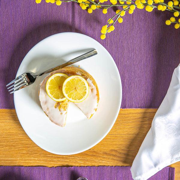 Nicola Spring 22cm White Prometeo Glass Dessert Plates - Pack Of Six