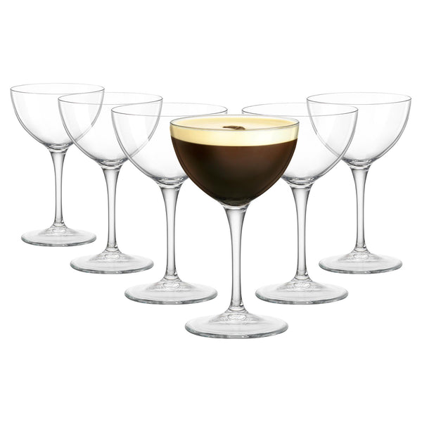 nicola spring 235ml Bartender Novecento Martini Glasses - Pack of Six