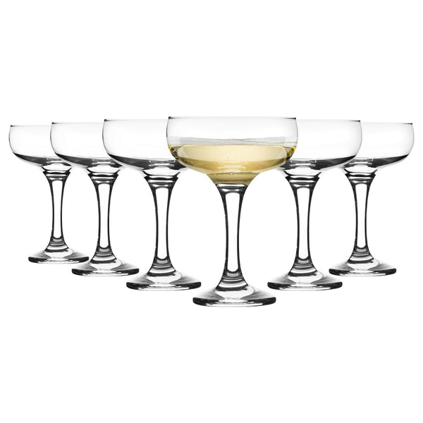 nicola spring 235ml Vintage Champagne Saucers - Pack of Six