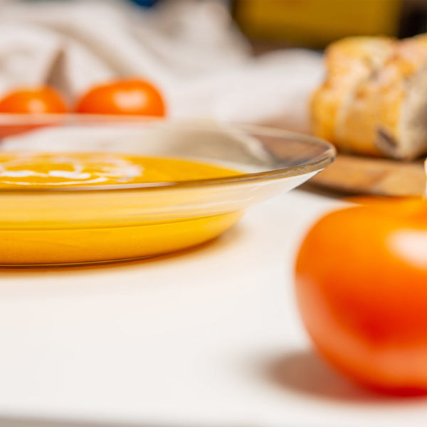 Nicola Spring 23cm Clear Lys Glass Soup Bowls - Pack Of Six