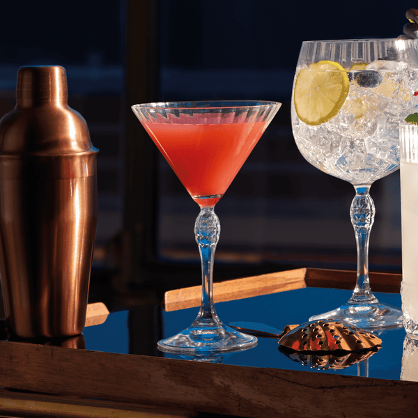 Nicola Spring 250ml America '20s Martini Glasses - Pack Of Six