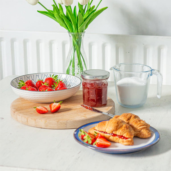 Nicola Spring 250ml Glass Jam Jars With Lids - Pack Of 6