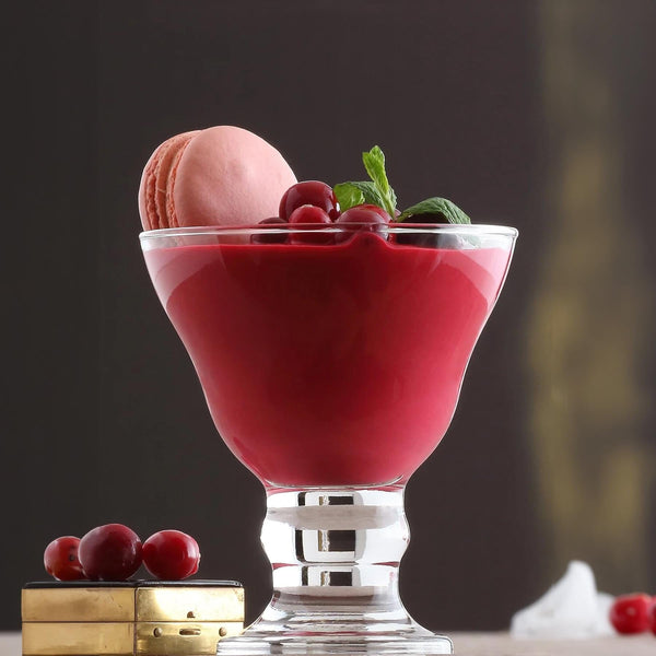 Nicola Spring 255ml Orion Glass Ice Cream Bowls - Pack Of 6