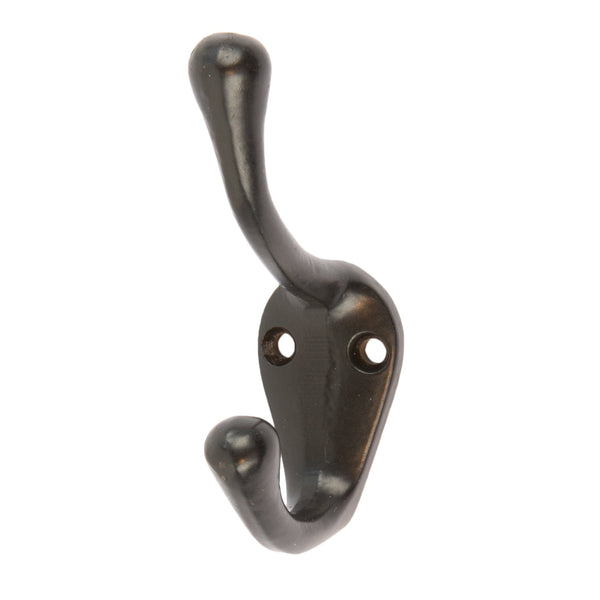 nicola spring 25mm x 80mm Black Narrow Hat & Coat Hook