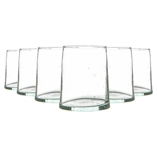 Nicola Spring 260ml Merzouga Recycled Tumbler Glasses - Pack Of Six