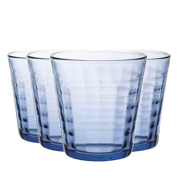 nicola spring 275ml Blue Prisme Water Glasses - Pack of Four