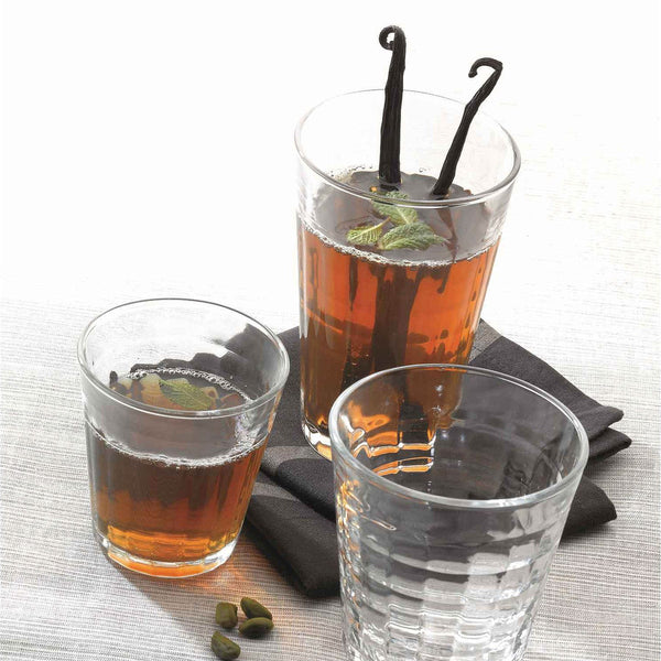 Nicola Spring 275ml Clear Prisme Tumbler Glasses - Pack Of Six
