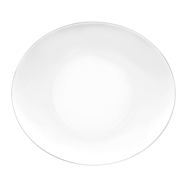 nicola spring 27cm White Prometeo Glass Dinner Plates - Pack of Six