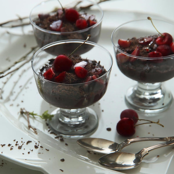 Nicola Spring 285ml Destina Glass Ice Cream Bowls - Pack Of 6