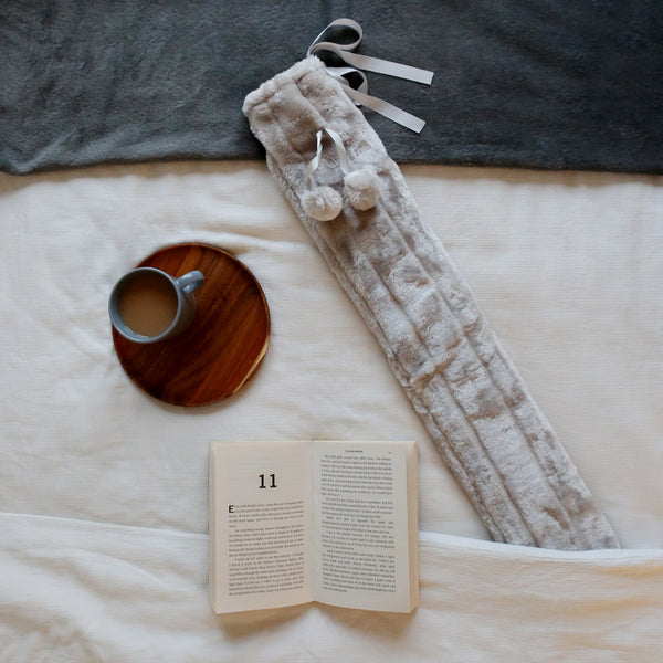 Nicola Spring 2L Cosy Long Hot Water Bottle & Cover Set