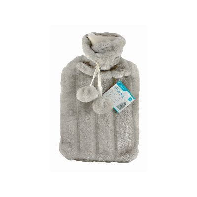 Nicola Spring 2L Hot Water Bottle & Plush Faux Fur Cover