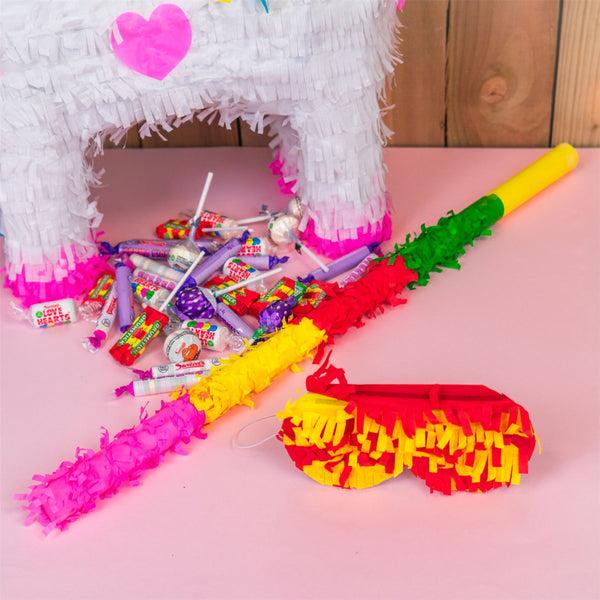 Nicola Spring 2pc Large Pinata Buster Stick & Blindfold Set