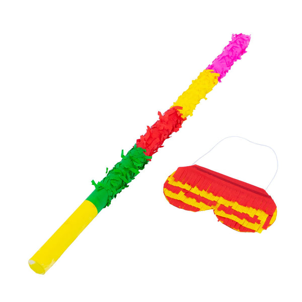 nicola spring 2pc Large Pinata Buster Stick & Blindfold Set