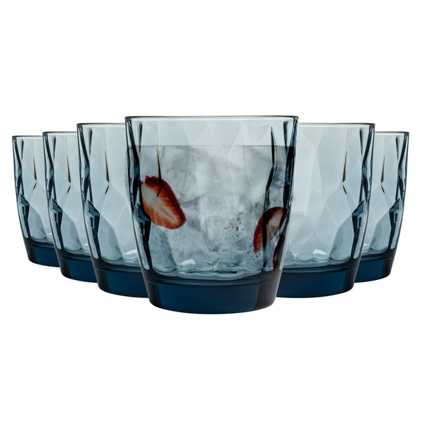 nicola spring 300ml Diamond Whisky Glasses - Pack of Six