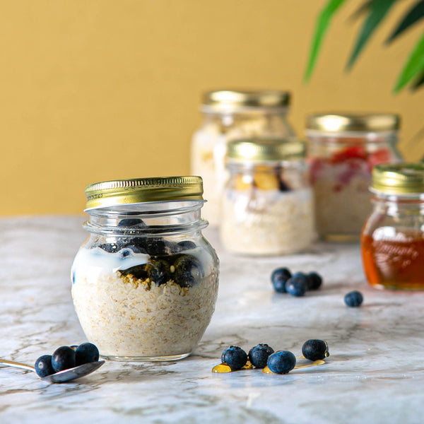 Nicola Spring 300ml Quattro Stagioni Amphora Glass Storage Jar