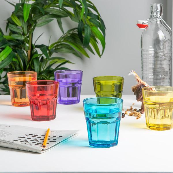 Nicola Spring 305ml Coloured Water Glasses - Pack Of Six
