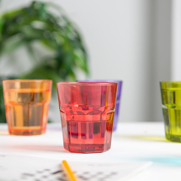 Nicola Spring 305ml Coloured Water Glasses - Pack Of Six
