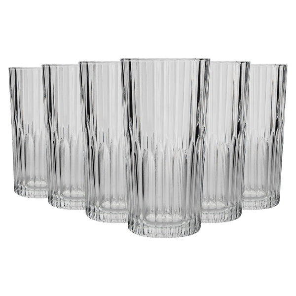nicola spring 305ml Manhattan Highball Glasses - Pack of Six