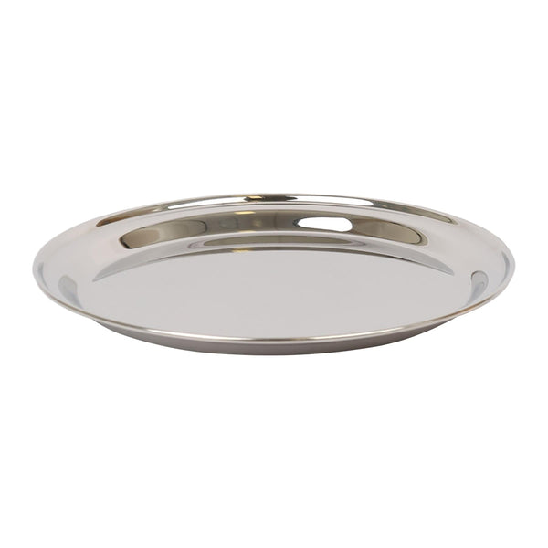 nicola spring 30cm Round Stainless Steel Serving Tray